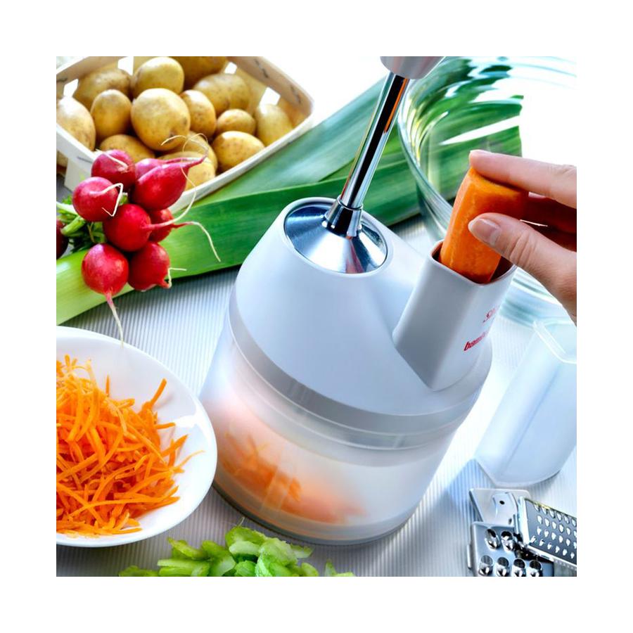Bamix SliceSy Food Processor Attachment White White