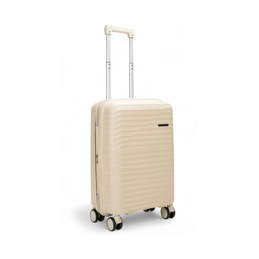 Caselite Summit 56cm Hardside Carry-On Suitcase Beige Beige