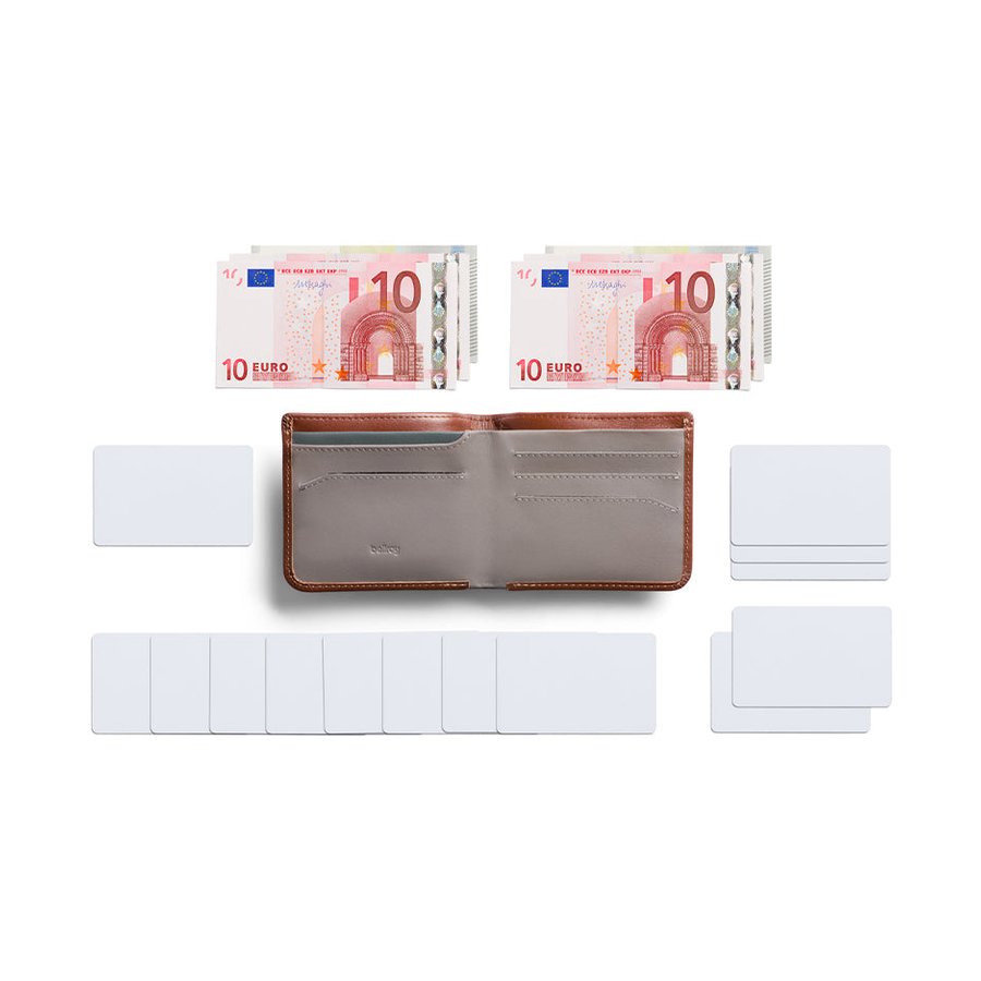 Bellroy RFID Hide & Seek HI Leather Wallet Sienna Sienna