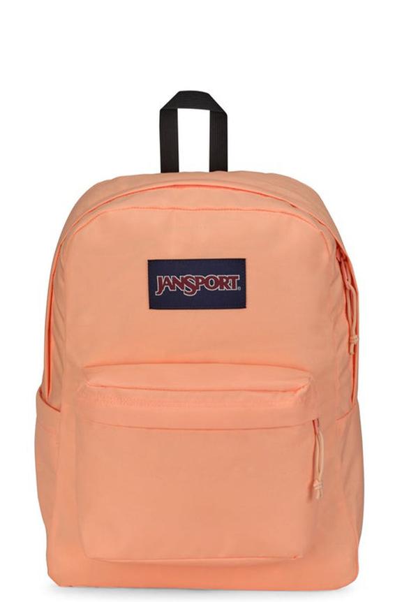 Jansport Superbreak Plus Backpack Peach Neon