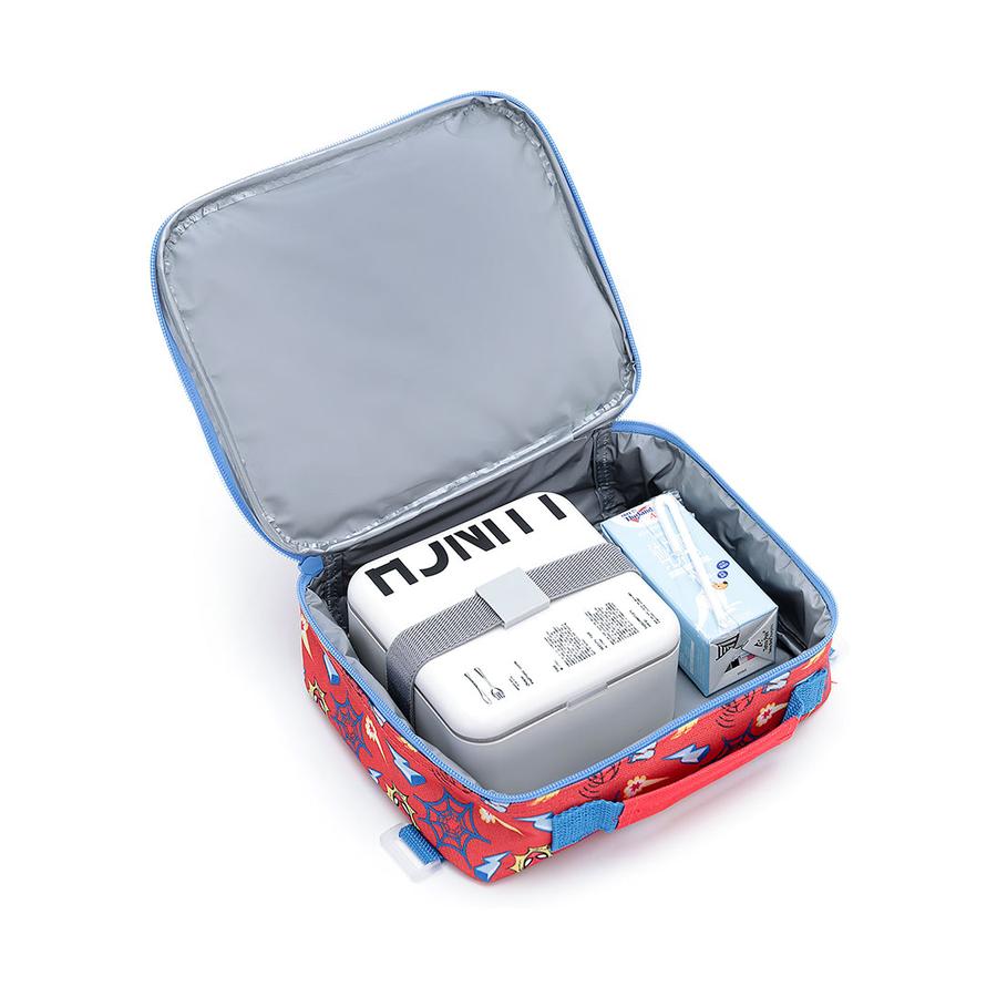 Disney Marvel Spiderman Kids Backpack with Cooler Bag Red Red