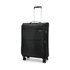 Caselite Ultra 69cm Softside Checked Suitcase Black