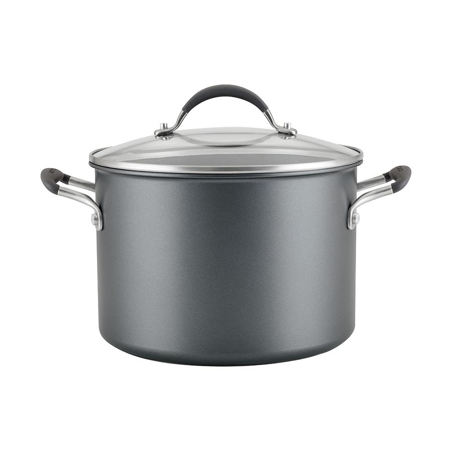Circulon ScratchDefense A1 24cm (7.6L) Covered Stockpot Black Black
