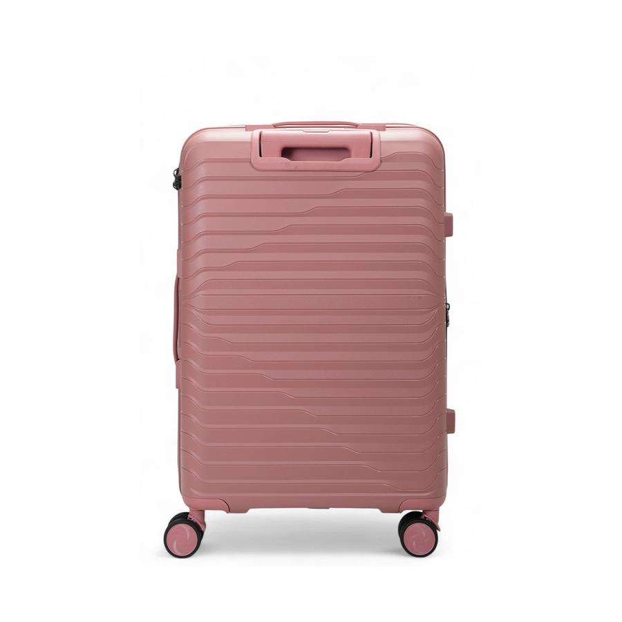 Caselite Summit 65cm Hardside Checked Suitcase Rose Rose