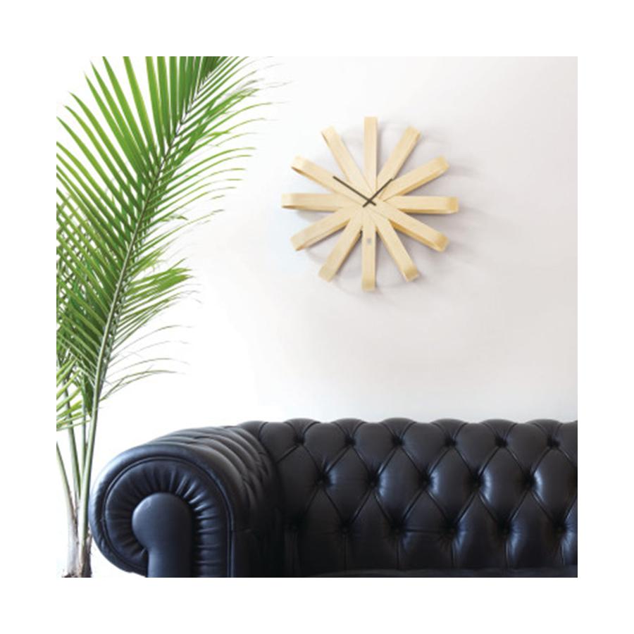 Umbra Ribbonwood Wall Clock Natural Natural