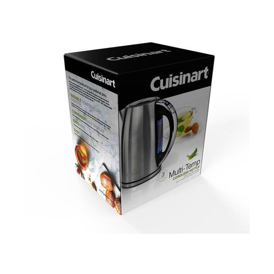 Cuisinart Multi Temp Cordless Kettle Stainless Steel Stainless Steel