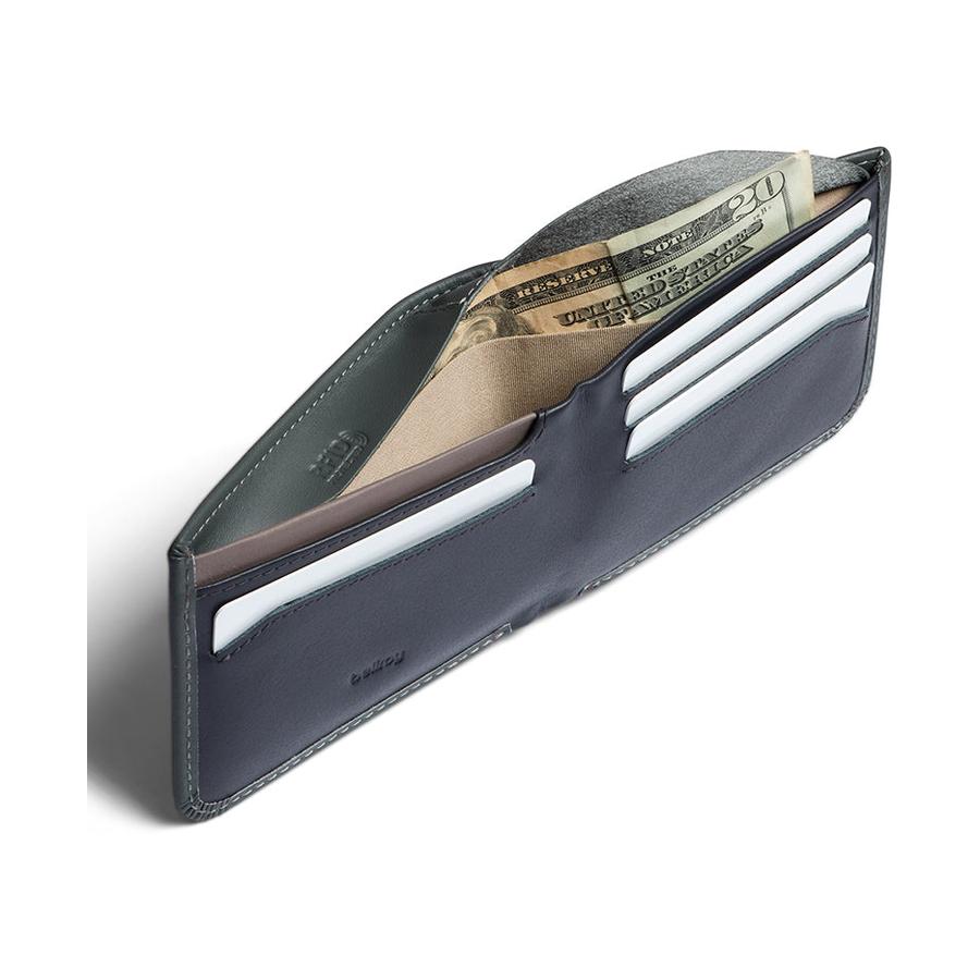 Bellroy RFID Hide & Seek LO Leather Wallet Everglade Everglade