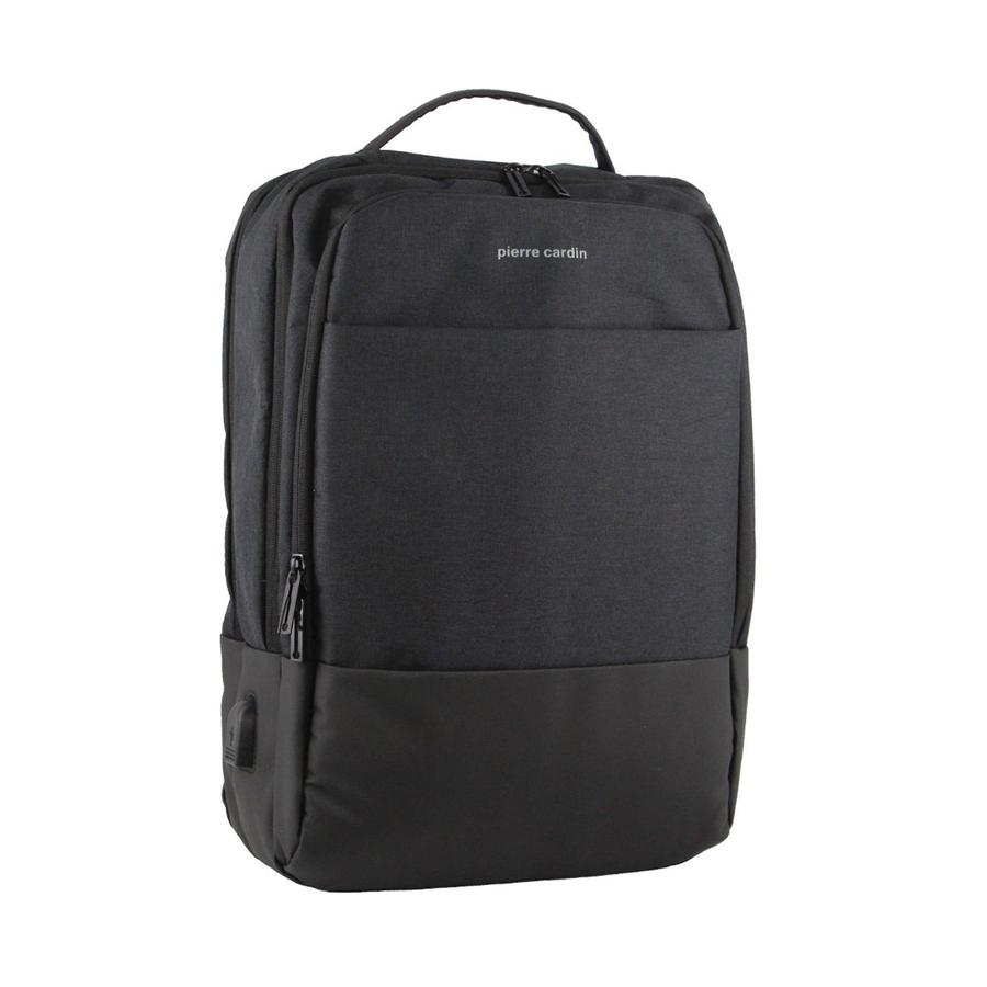 Pierre Cardin Sterling 15" Laptop Backpack Charcoal/Black Charcoal/Black