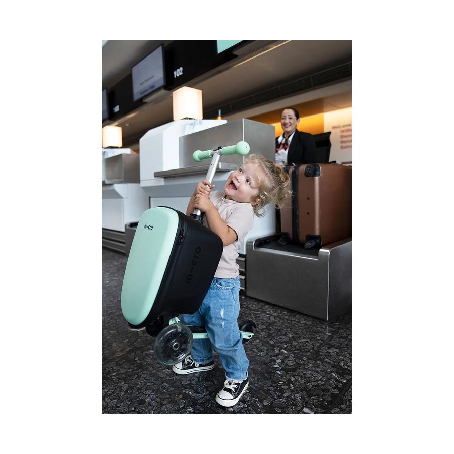 Micro Junior Luggage Scooter Green Green
