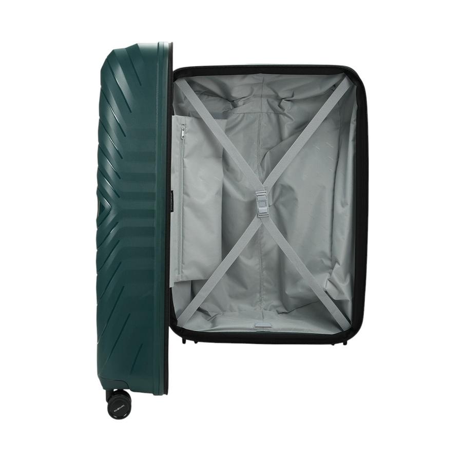 Samsonite Octolite Neo 81cm Hardside Checked Suitcase Emerald Green Emerald Green
