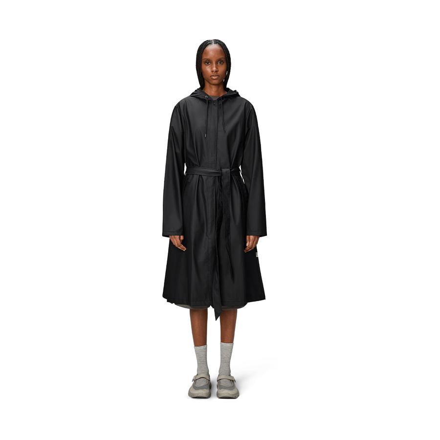 Rains A-Line Longer W Jacket Black L