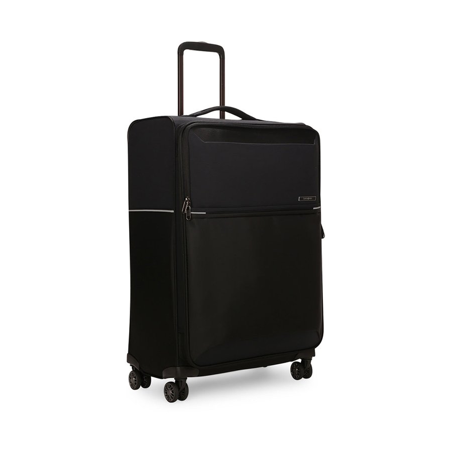 Samsonite 73H 71cm Softside Checked Suitcase Black Black