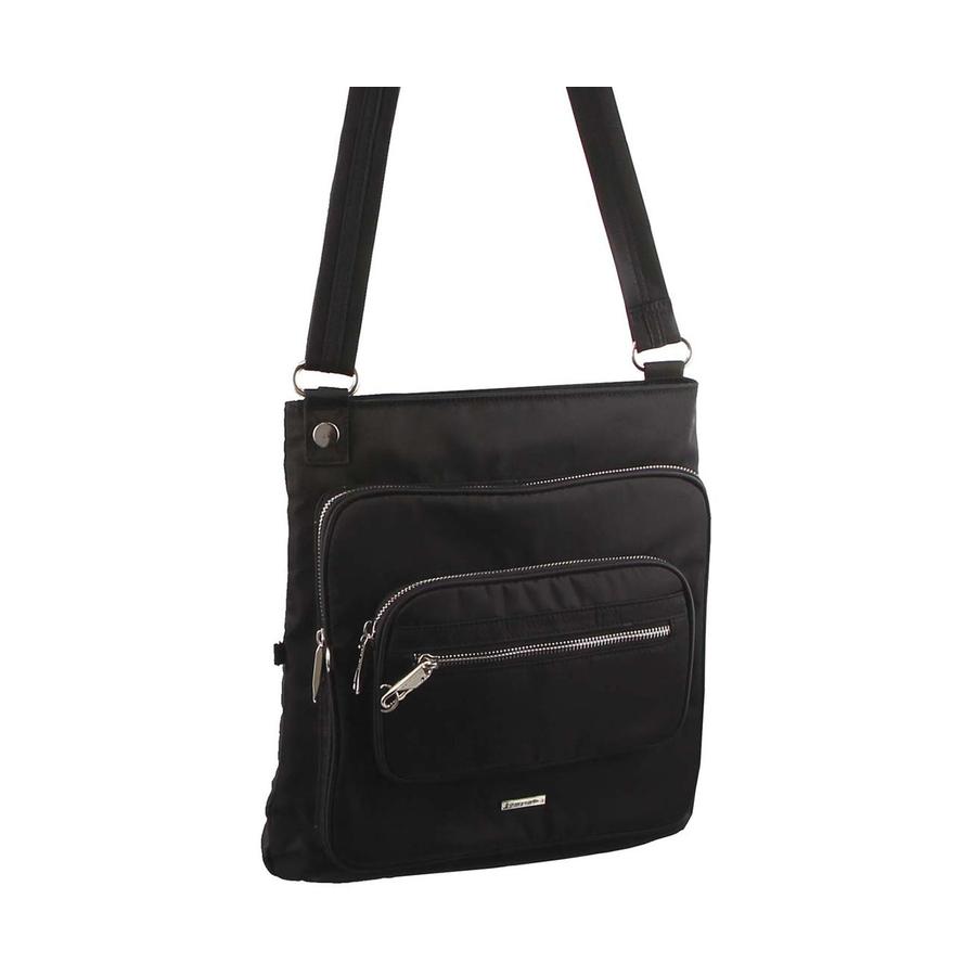 Pierre Cardin Arlo Anti-Theft Crossbody RFID Bag Black Black