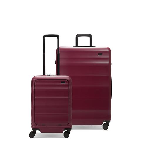 Luna-Air Front Access Carry-On & Large Set Merlot