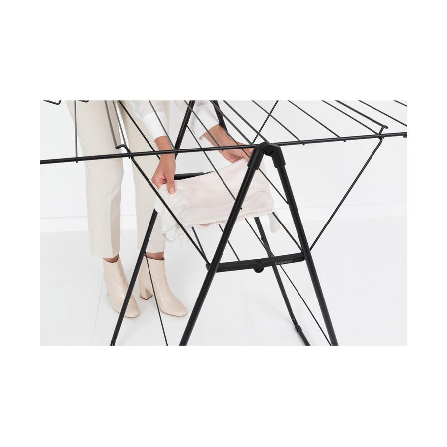 Brabantia Hangon 15m Drying Rack Matte Black Matte Black