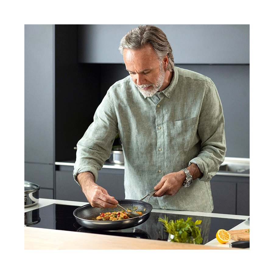 Circulon SteelShield C-Series 32cm Frypan Stainless Steel Stainless Steel