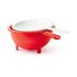 Tupperware Double Colander Red