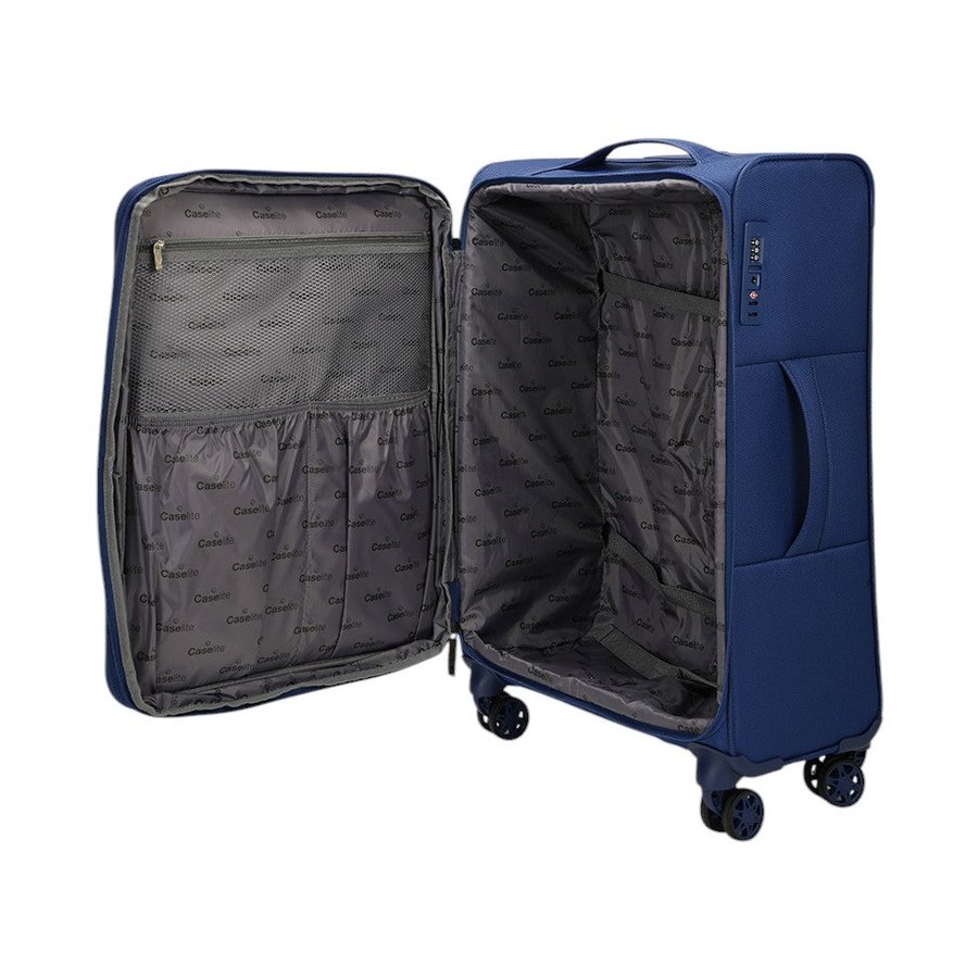 Caselite Ultra 55cm & 69cm Softside Luggage Set with Laptop Bag Navy Navy
