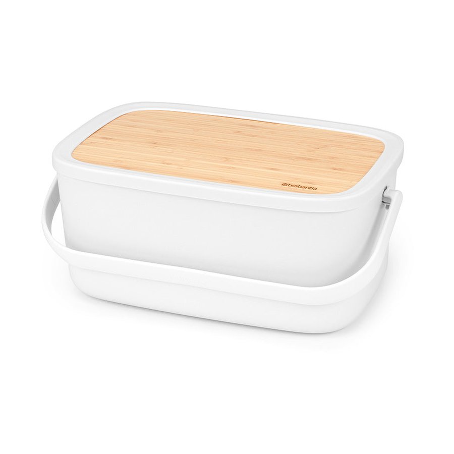 Brabantia Nic Bread Bin Light Grey Light Grey