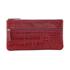 Pierre Cardin Tegan Women's Italian Leather Phone Wallet Croc Red