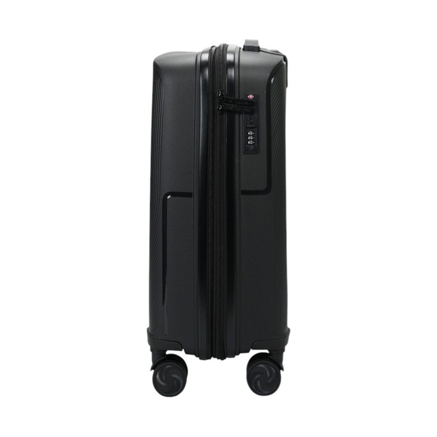 Caselite Aero 56cm Hardside Carry-On Suitcase Black Black