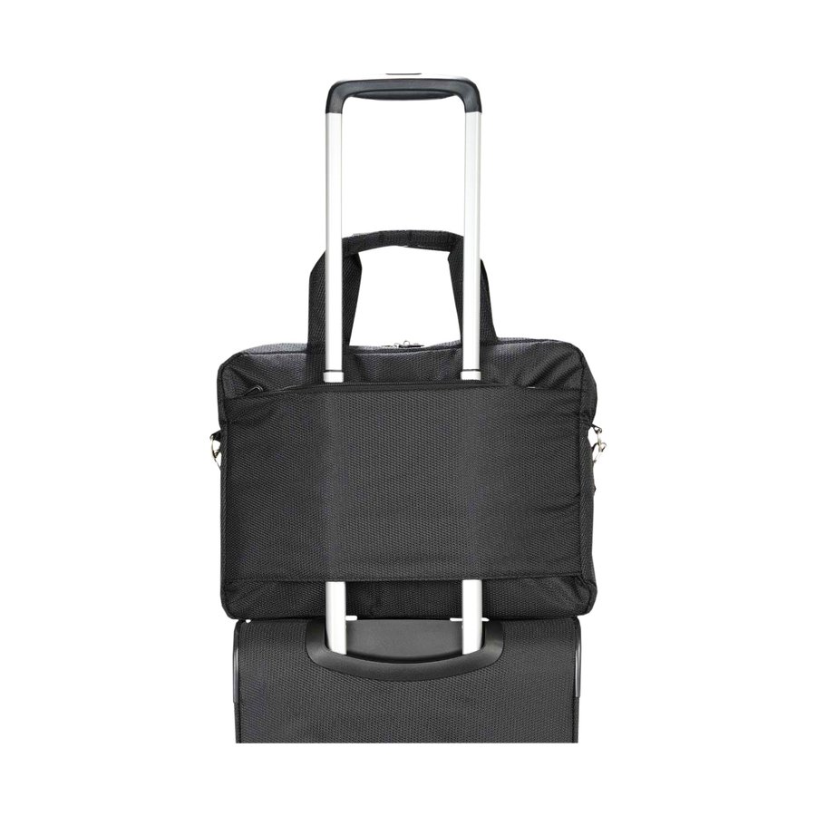Caselite Ultra 69cm Softside Checked Suitcase & Laptop Bag Set Black Black