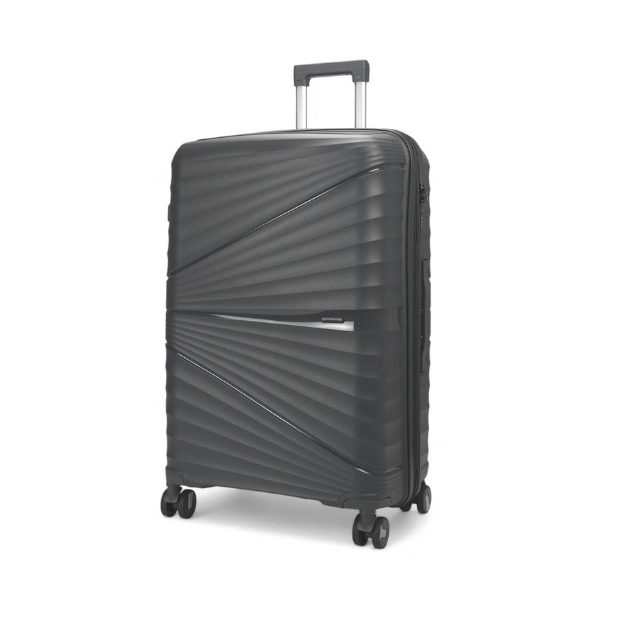 Nomad Aspire 75cm Hardside Checked Suitcase Dark Grey Dark Grey