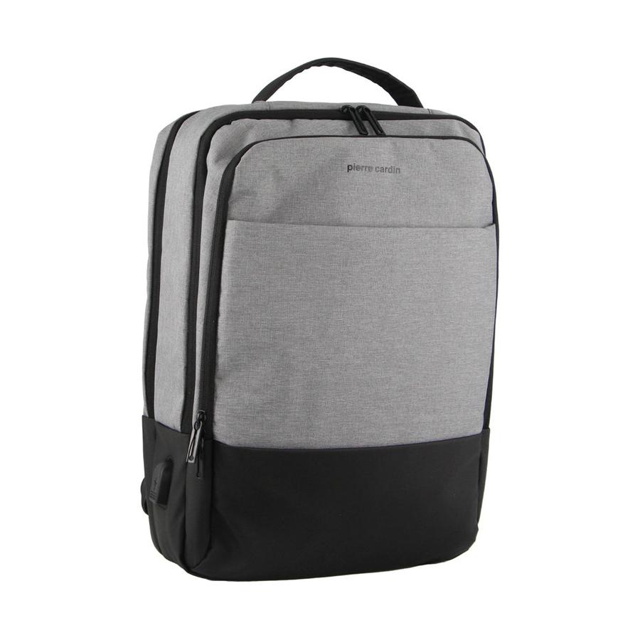 Pierre Cardin Sterling 15" Laptop Backpack Grey/Black Grey/Black