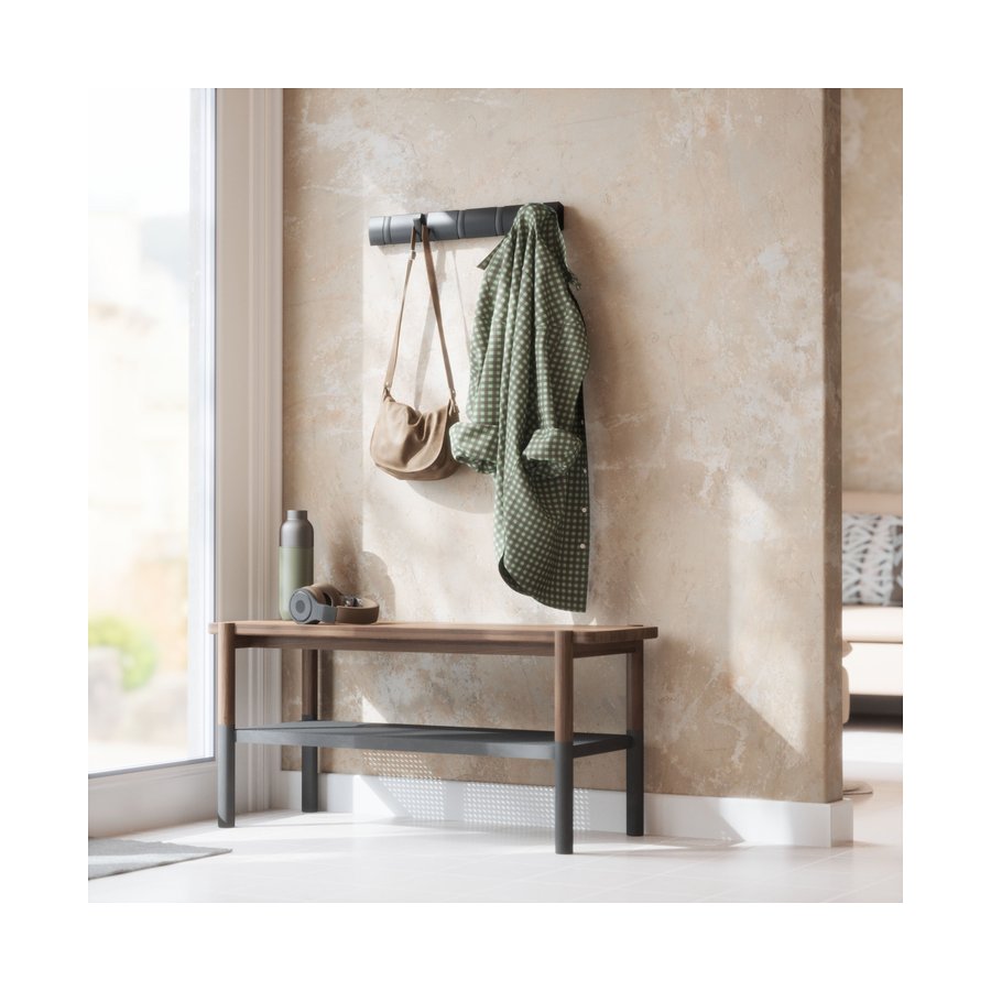 Umbra Flip 5 Wall Mounted Hook Black Black