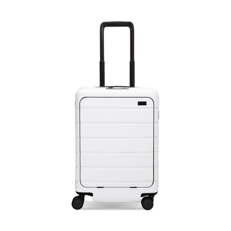Explorer Arlo Pro 52cm Front Access Hardside Carry-On Suitcase White White