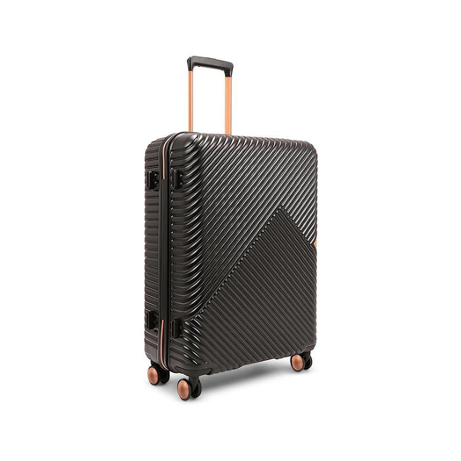 Saben Going Places 66cm Hardside Suitcase Black Black