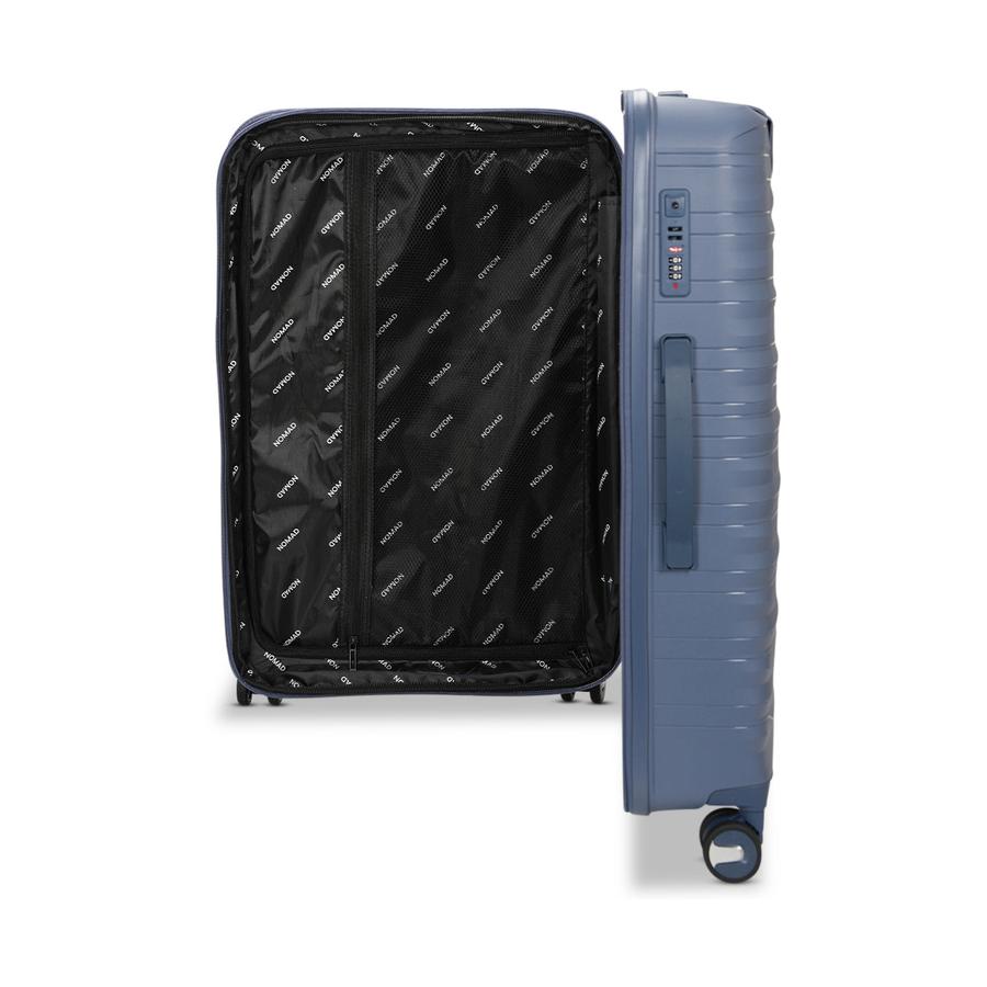 Nomad Discover 75cm Hardside Checked Suitcase Navy Navy