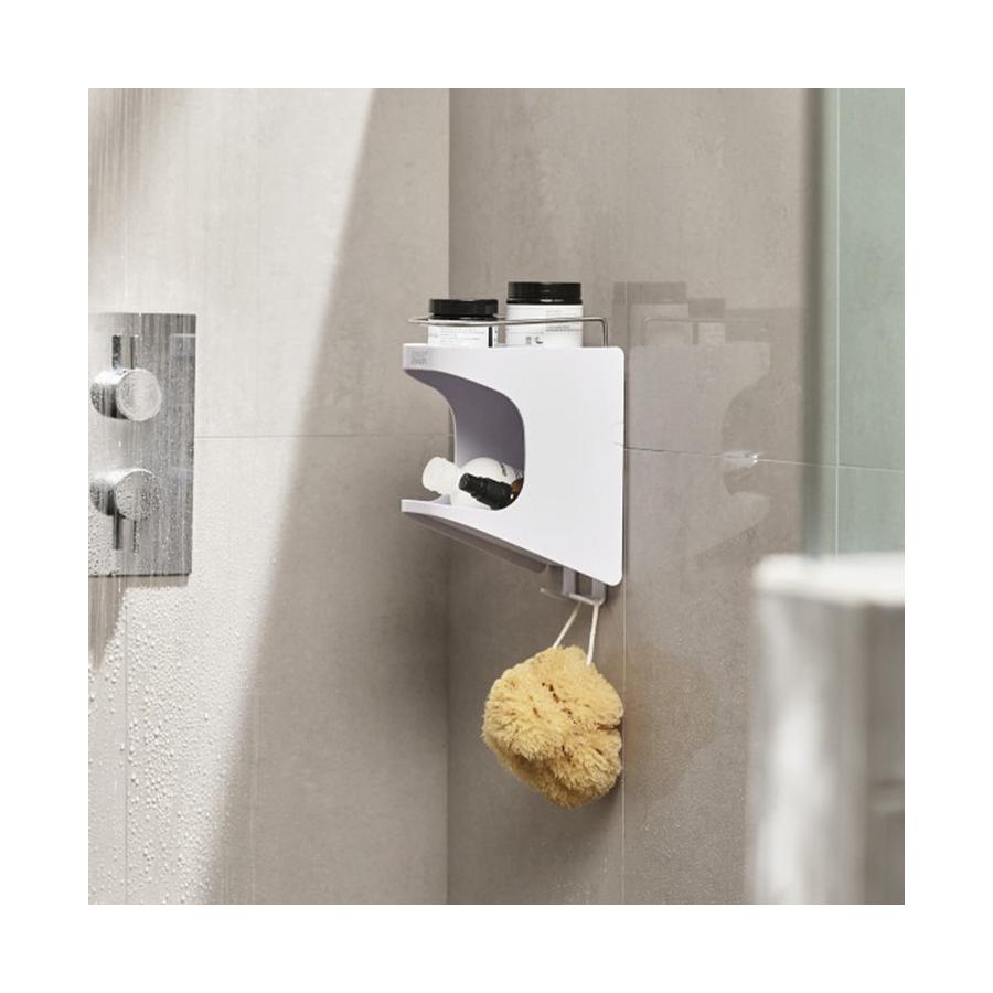 Joseph Joseph Capsule Compact Shower Shelf (2 Tier) White White