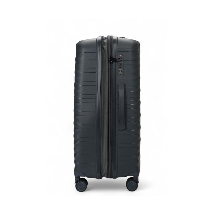Nomad Discover 75cm Hardside Checked Suitcase Dark Grey Dark Grey