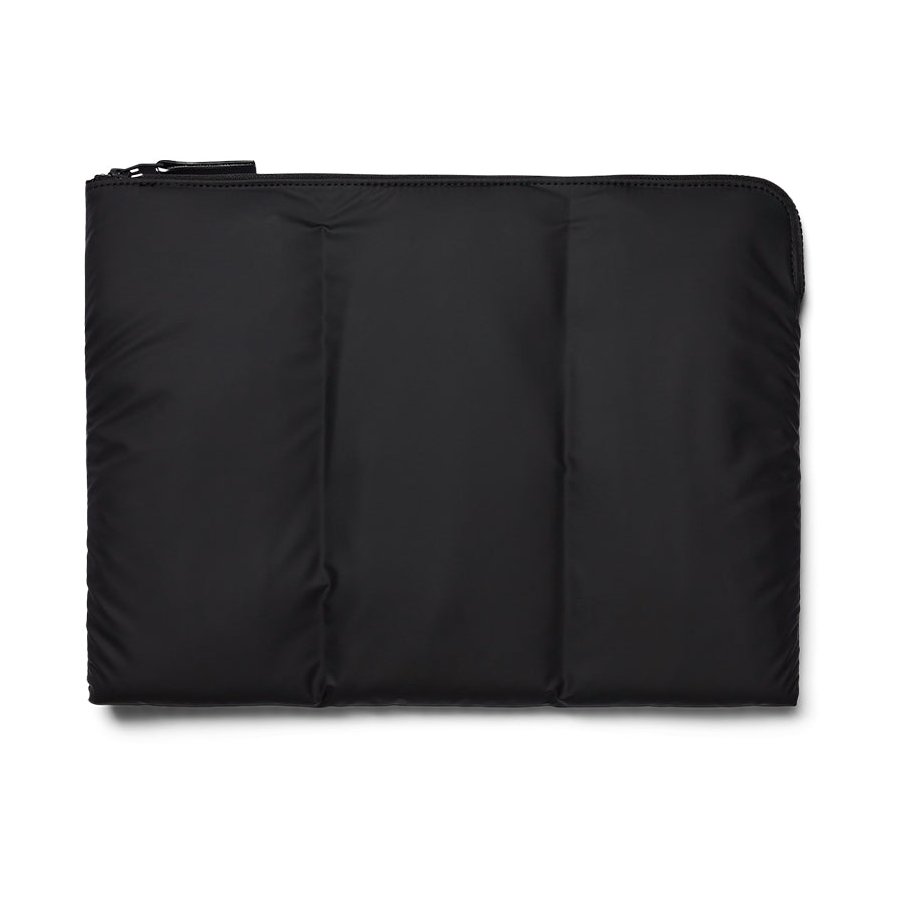 Rains Puffer Laptop Cover 15"/16" Black Black