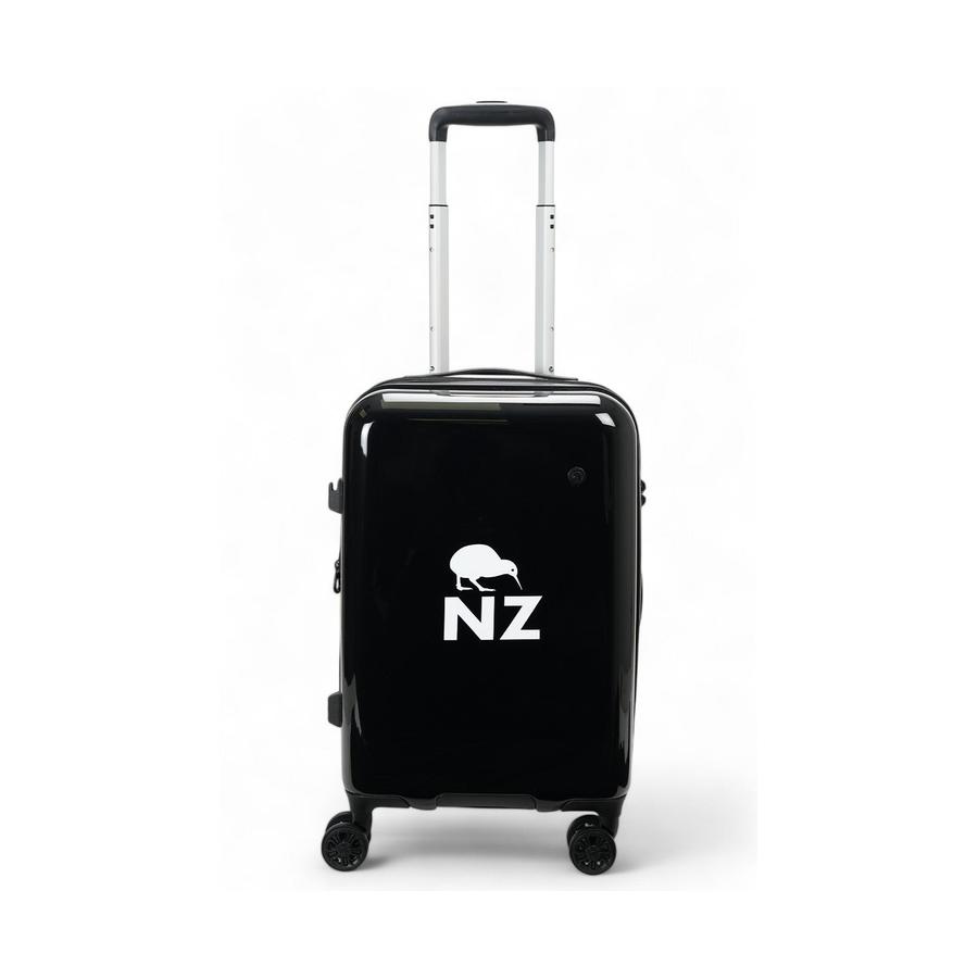 Caselite NZ Kiwi 56cm Hardside Carry-On Suitcase Black Black