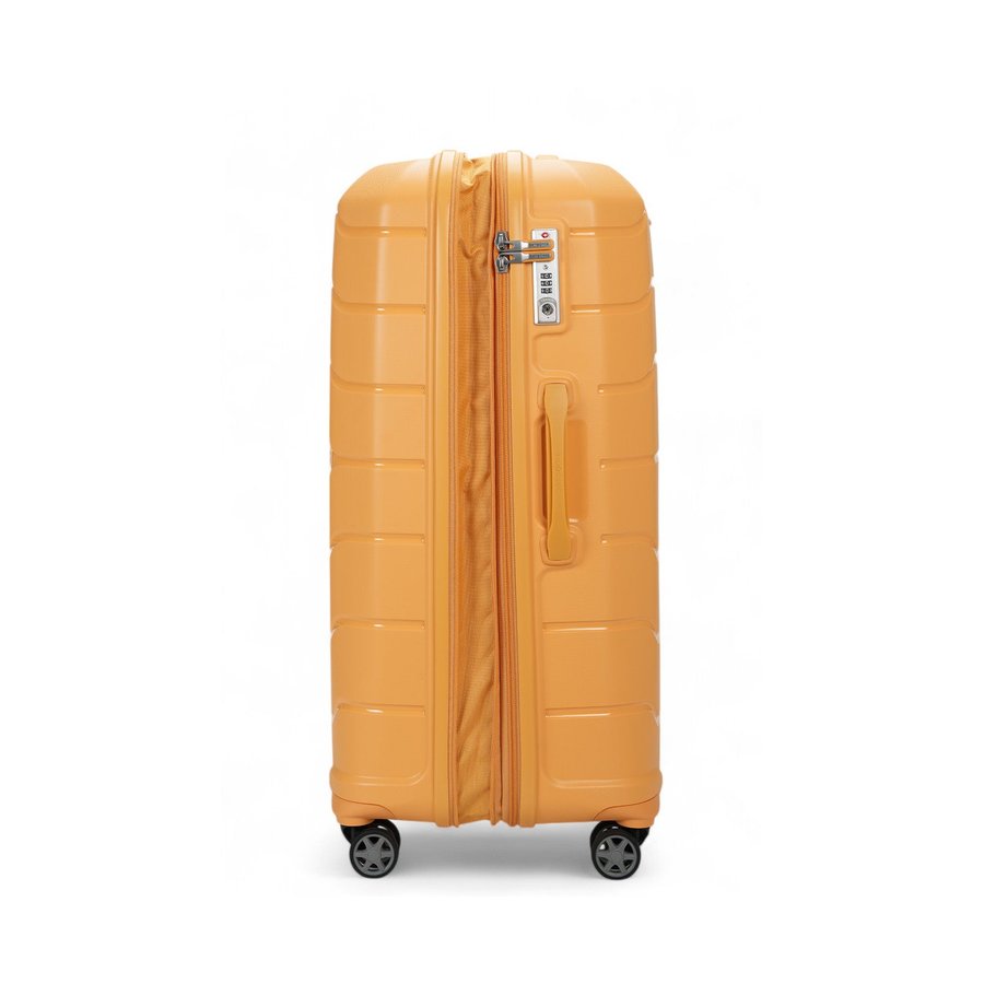 Samsonite Oc2lite 75cm Hardside Checked Suitcase Honey Gold Honey Gold