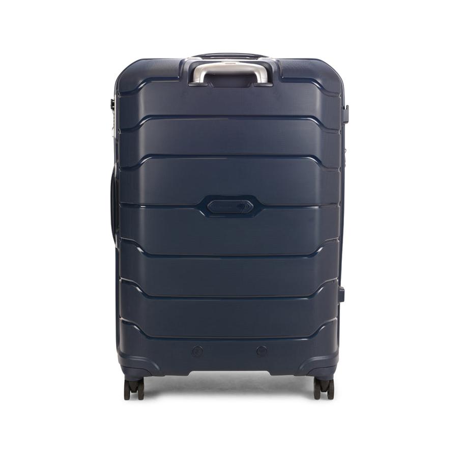 Samsonite Oc2lite 75cm Hardside Checked Suitcase Navy Navy