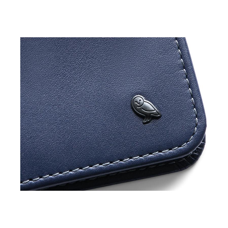 Bellroy RFID Hide & Seek HI Leather Wallet Navy Navy