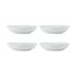 Mikasa Chalk 23cm Porcelain Pasta Bowls (Set of 4) White