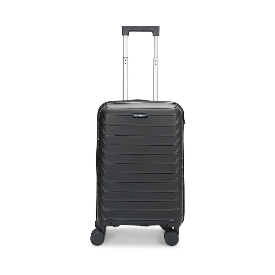 Caselite Expedition 56cm Hardside Carry-On Suitcase Black Black