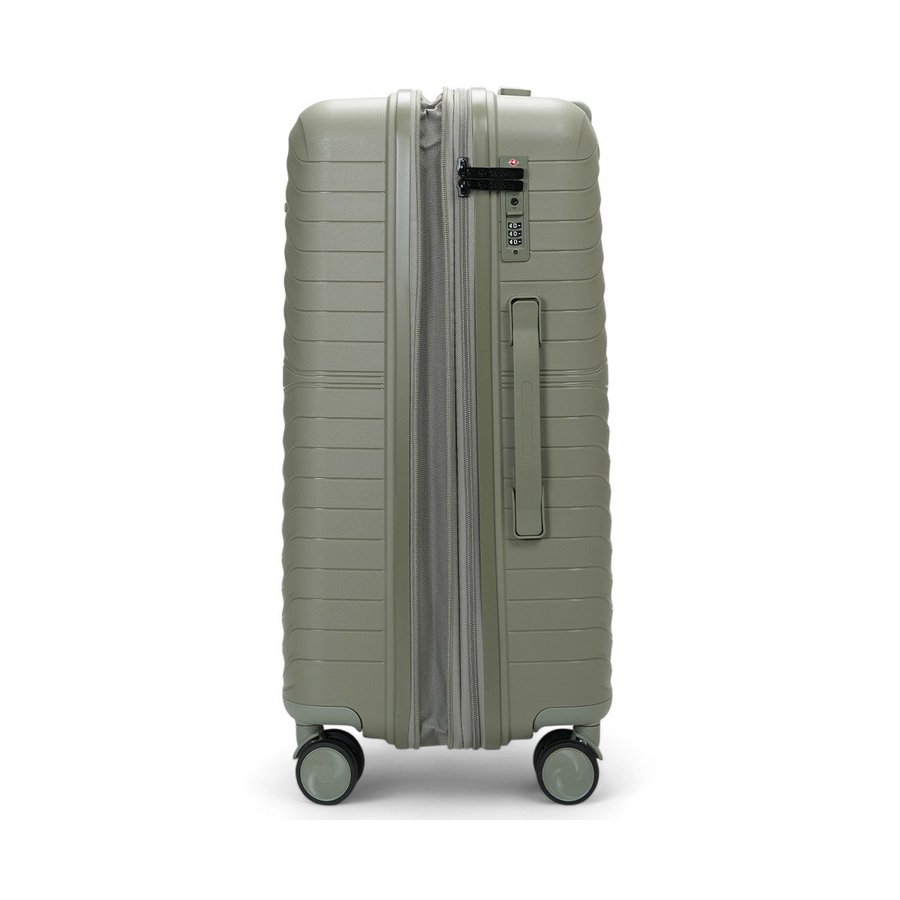 Caselite Summit 65cm Hardside Checked Suitcase Moss Moss
