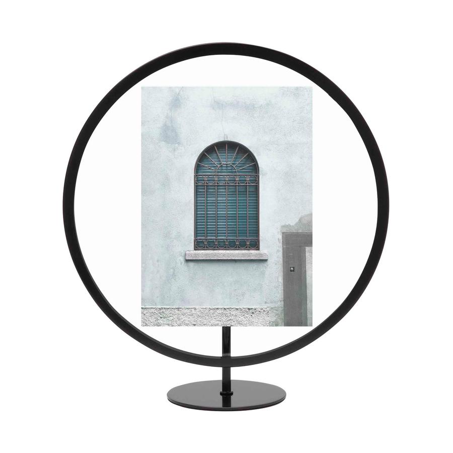 Umbra Infinity Floating Round Picture Frame - 13cm x 18cm Black Black