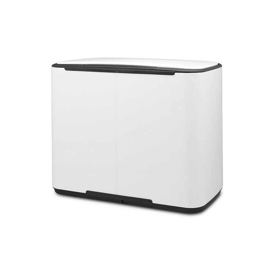 Brabantia Bo Pedal Bin (3 x 11L) White White