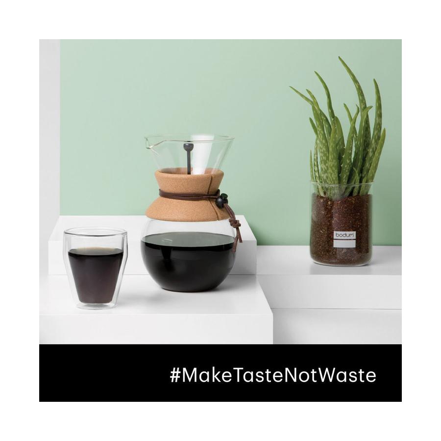 Bodum Pour Over 1L Coffee Maker with Permanent Filter Cork Cork