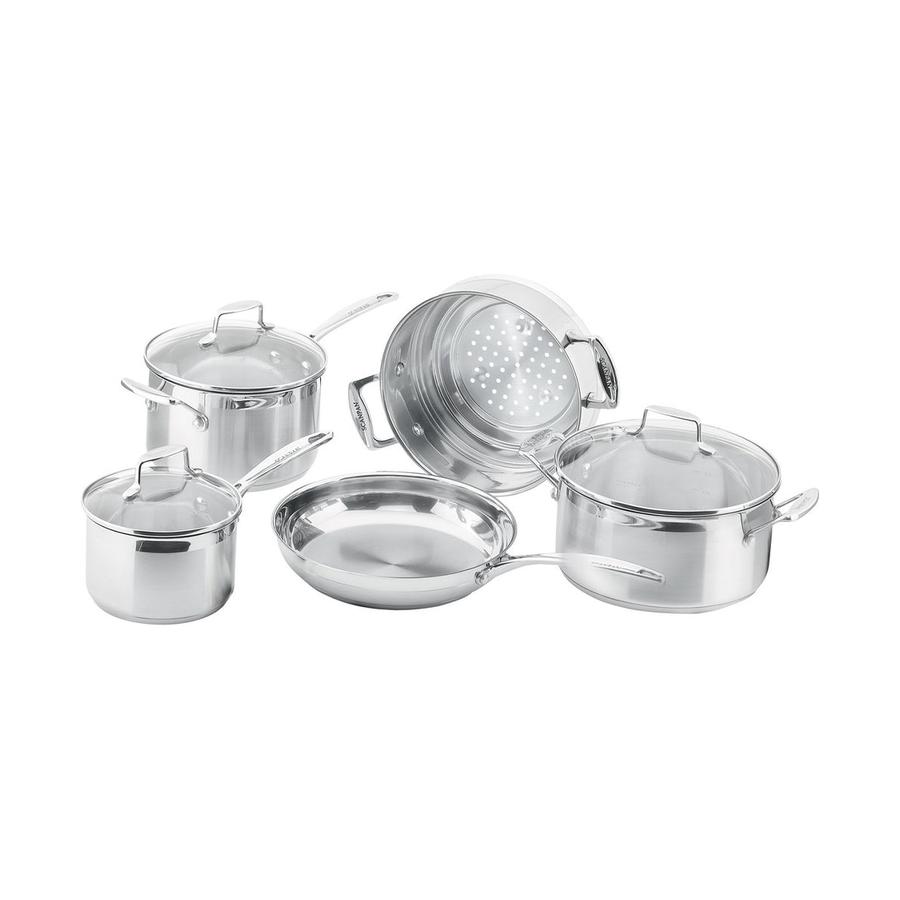 Scanpan Impact 5 Piece Cookware Set Stainless Steel Stainless Steel