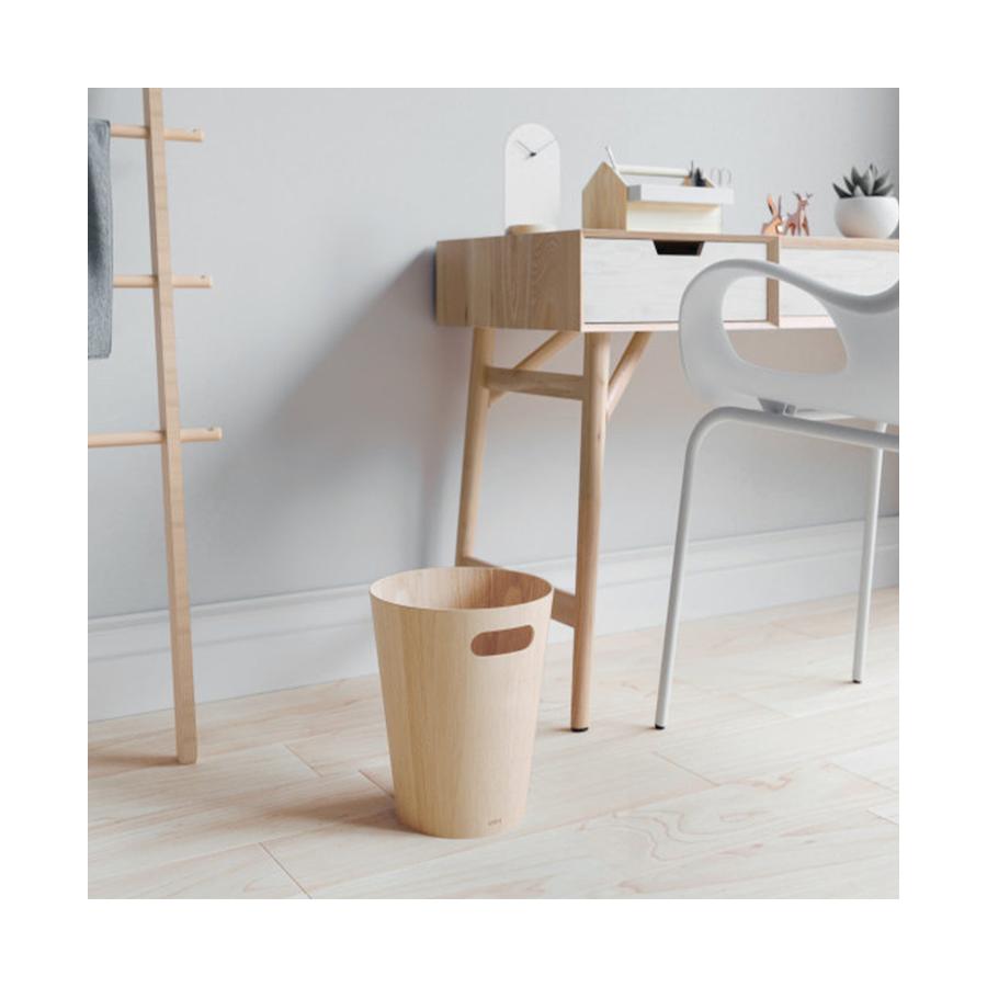 Umbra Woodrow Trash Can (7.5L) Natural Natural