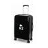 Caselite NZ Kiwi 67cm Hardside Checked Suitcase Black