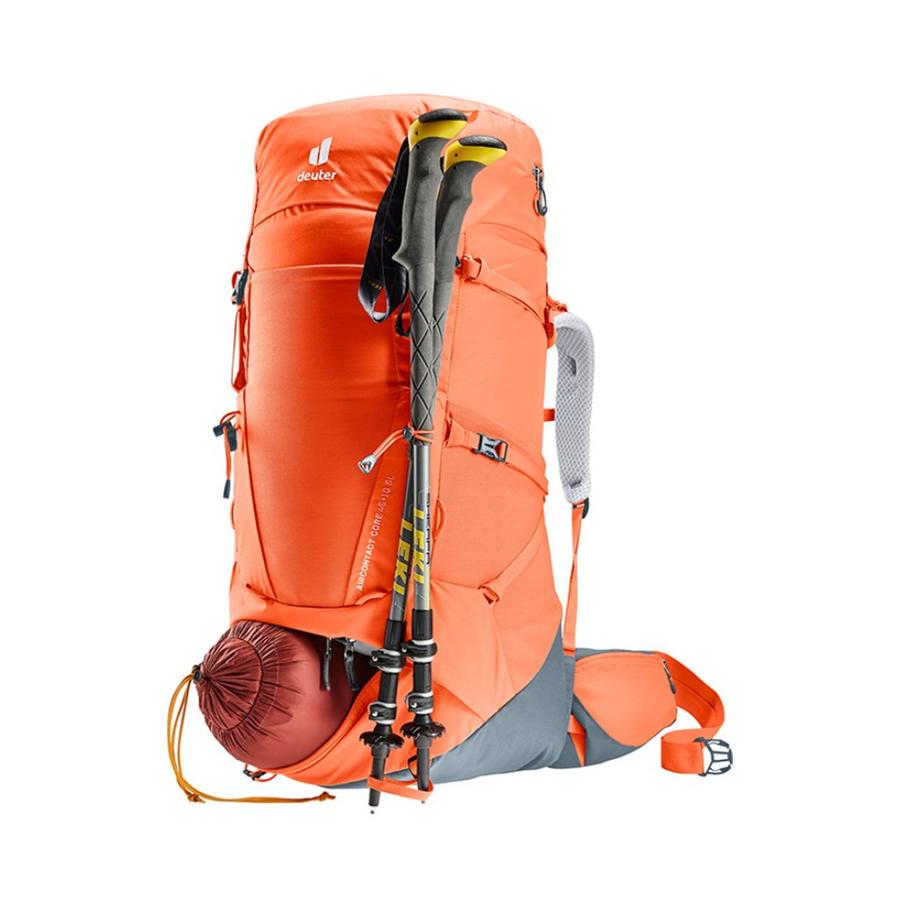 Deuter Aircontact Core 45+10SL Trekking Backpack Paprika-Graphite Paprika-Graphite