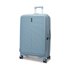 Caselite Venture 76cm Top Open Hardside Checked Suitcase Grey Blue